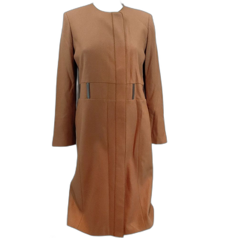 VTG Harve Benard by Benard Holtzman Wool Viscose Coat Women's Size 4 Cinnamon